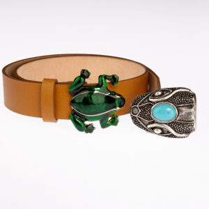 Cintura 40 mm — Fibbie Rana & Testa di serpente