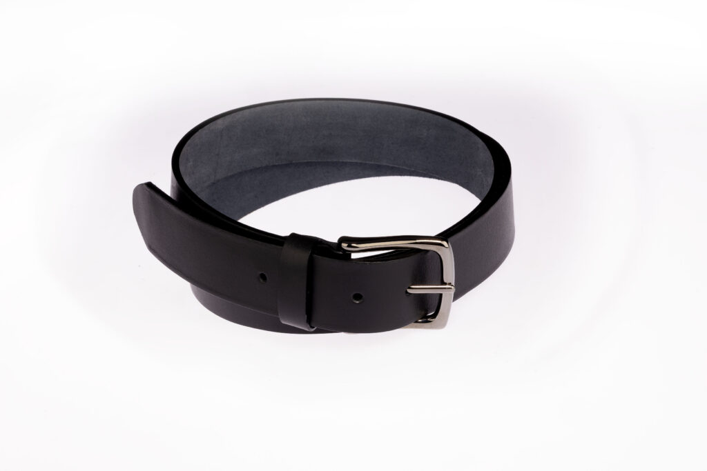 Cintura Uomo 40 mm — Vacchetta Nera